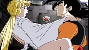 Pareja joven y delgada haciendo el amor en la alfombra de piel tetonas follando